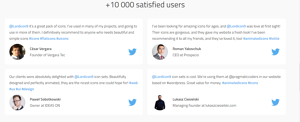 satisfied users