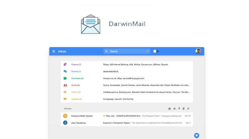 darwin mail