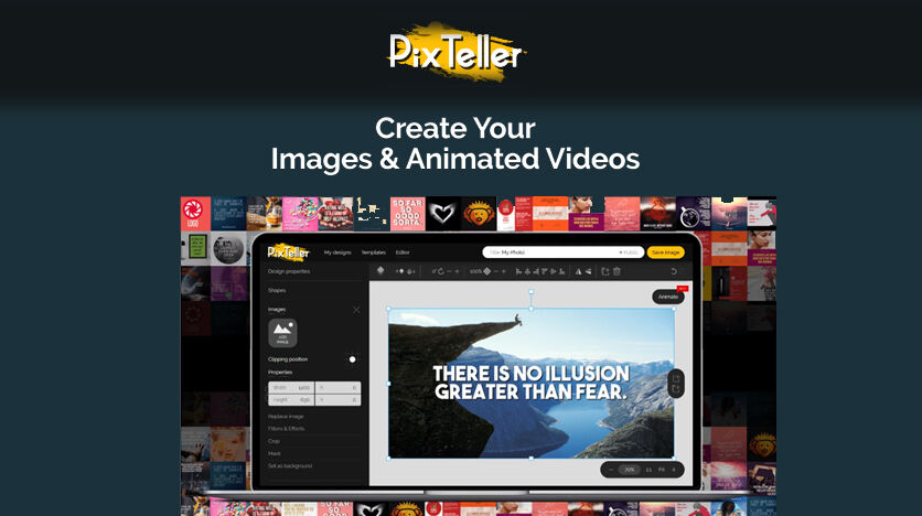 Pixteller Lifetime Deal - Online Image Editor and Animation Maker