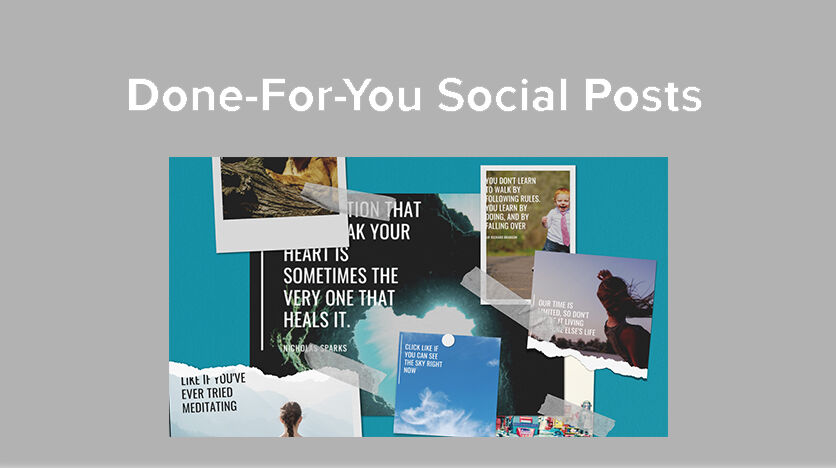 Done-For-You Social Posts Lifetime Deal